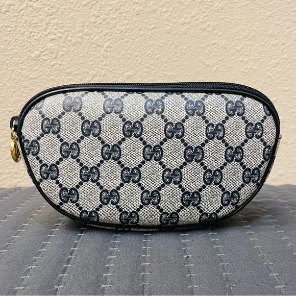 Gucci | Make-Up Bag | Small Clutch | Navy/Black - Picture 1 of 14